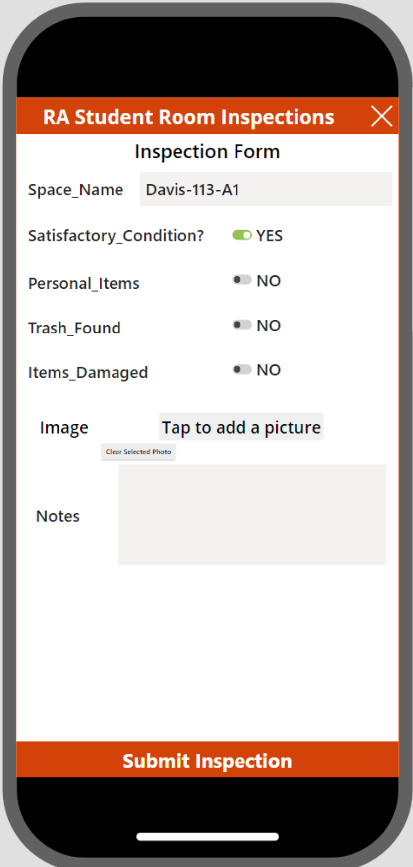 Inspection Form